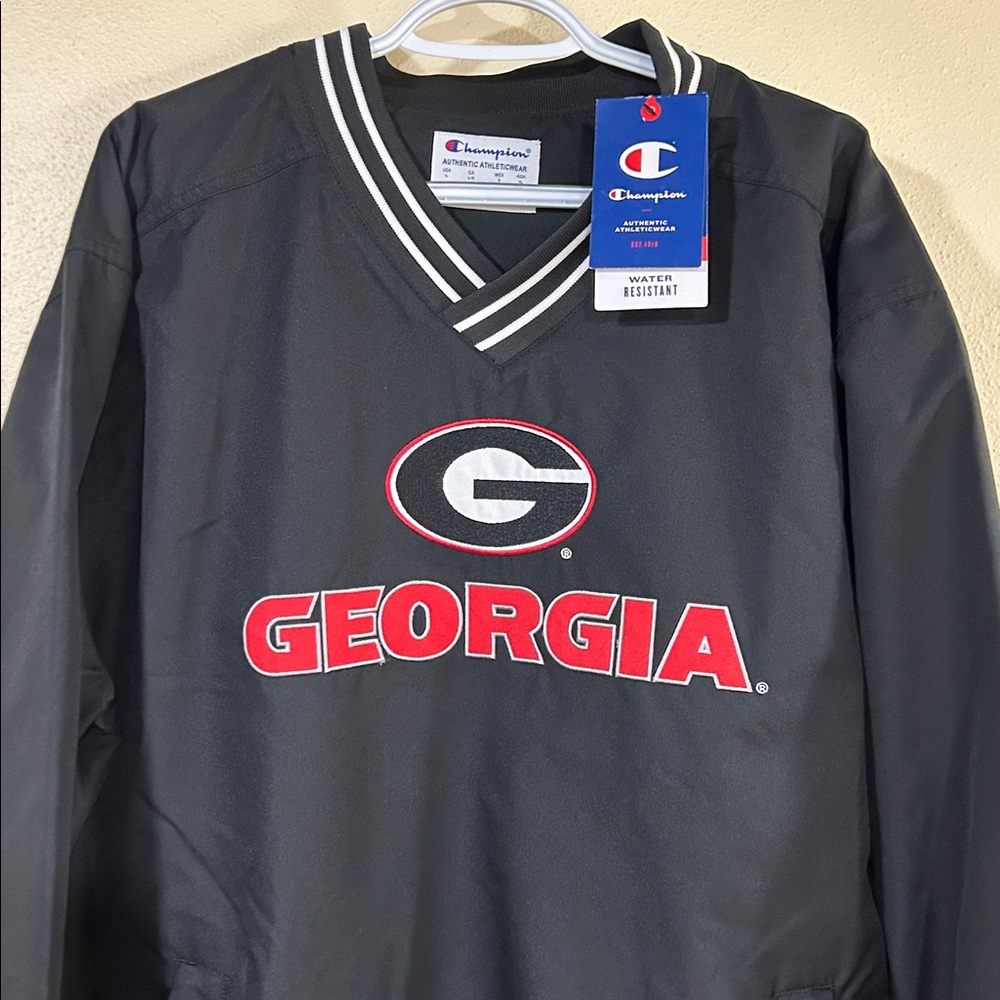 GORGEOUS Georgia Shirt Jacket Lined, Zippered Pockets Men’s Large NWT Retail $74 - Picture 2 of 9
